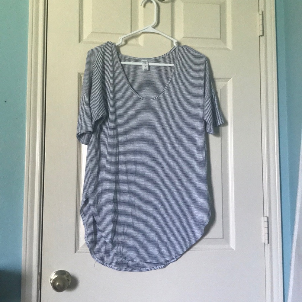 Old navy striped tunic tee